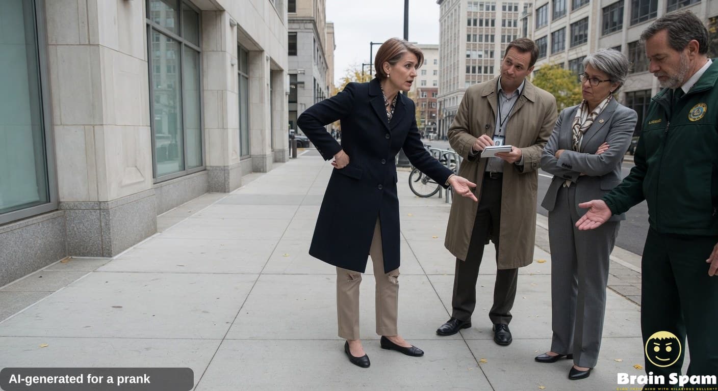 BREAKING: TABITHA WREN TRIPS ON PERFECTLY FLAT SIDEWALK AND BLAMES ARCHITECTURE IN SHOCKING DISPLAY YOU WON'T BELIEVE