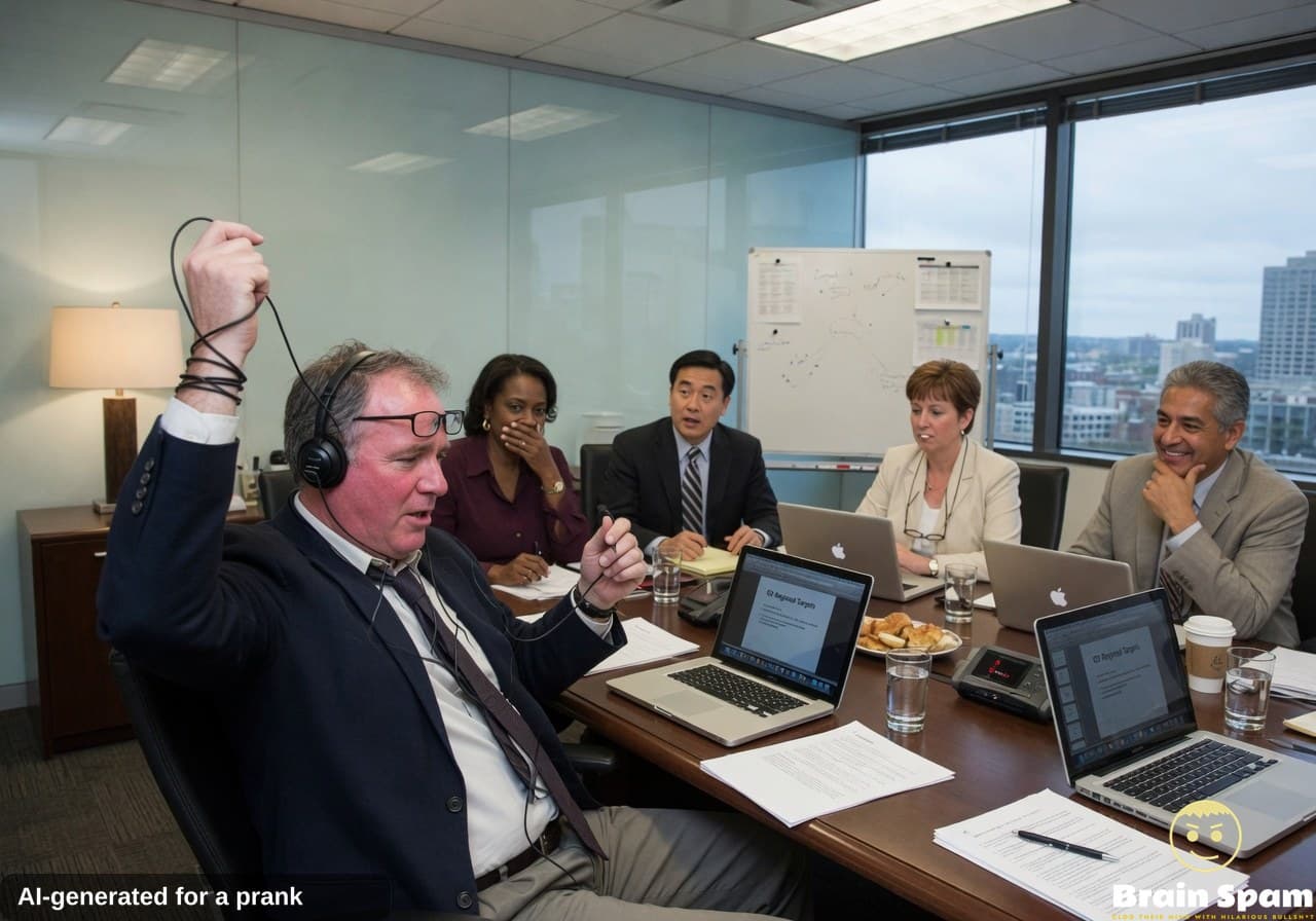 BREAKING: CODY MARSH TRAPPED IN HEADPHONE NIGHTMARE AT MAJOR MEETING IN WHAT EXPERTS CALL UNPRECEDENTED CLUMSINESS